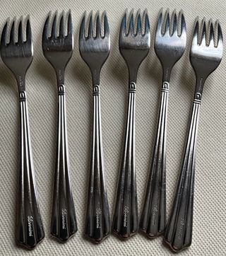 Set 6 forchette Bernini acciaio