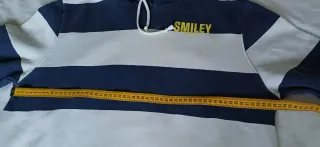 Sudadera Smiley Zara Talla M