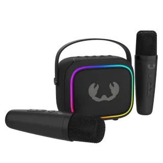 Karaoke Portátil Fresh Rebel con 2 Micrófonos