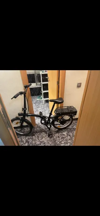 Bicicleta Eléctrica Plegable B'TWIN E Fold 100