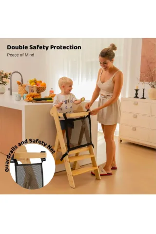 Silla de aprendizaje de madera