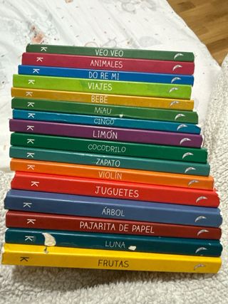 se venden catorce libros de la cuna a la luna