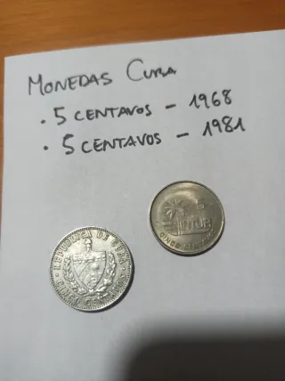 Monedas de Cuba