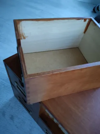 Organizador Ikea MOPPE 4 cajones madera