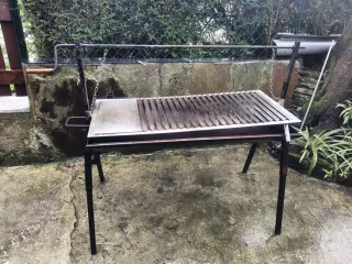 Parrilla Barbacoa Acero Inox 100x50cm