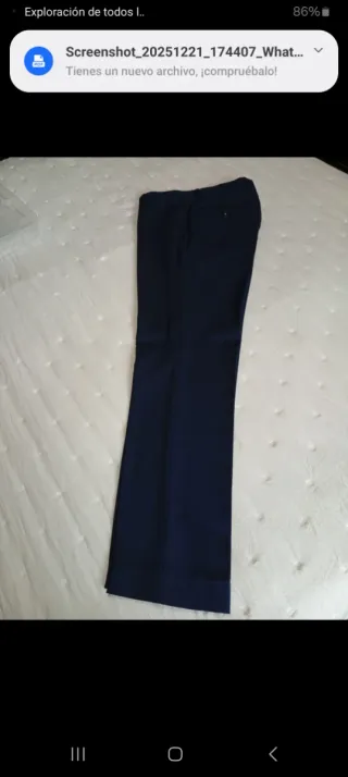 Traje de Novio MARCO TALLER Azul Cuadros Talla S/m