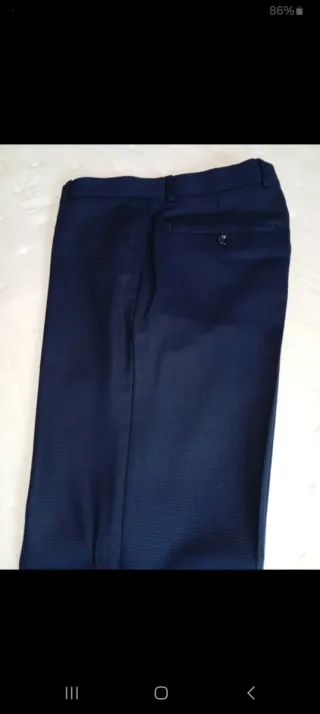 Traje de Novio MARCO TALLER Azul Cuadros Talla S/m