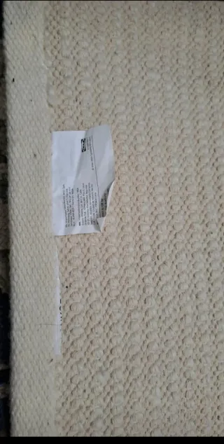 Tapete de ovelha Ikea bege