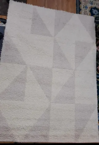 Tapete de ovelha Ikea bege