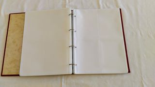 Álbum de anillas para fotos y hojas