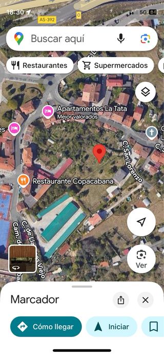 terreno con luz agua, totalmente llano