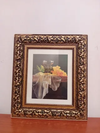 Lote 4 cuadros pequeños decorativos