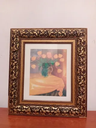 Lote 4 cuadros pequeños decorativos