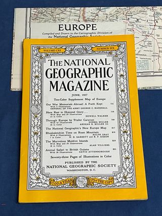 Revista National Geographic 1957
