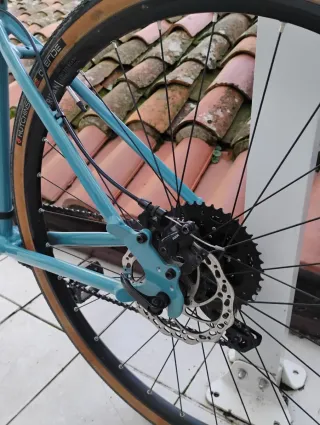 Bici Gravel Triban mujer