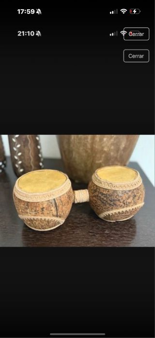 Tambor de bongo artesanal