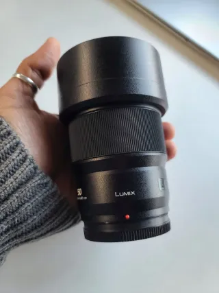 Objetivo Lumix-Panasonic 50mm f/1.8 como nuevo