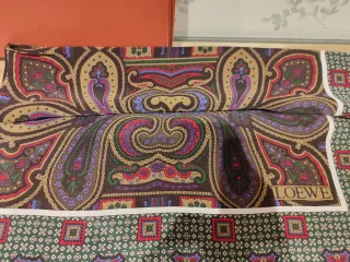 Pañuelo Loewe Seda Estampado Vintage