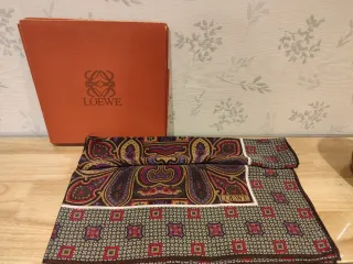 Pañuelo Loewe Seda Estampado Vintage