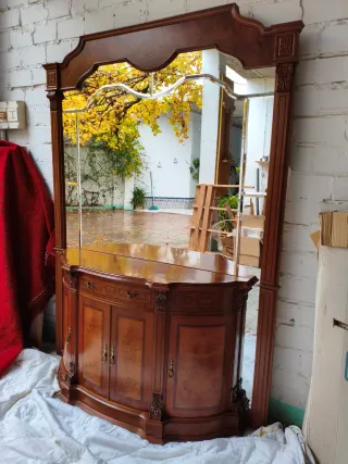Mueble entrada, Consola recibidor con espejo