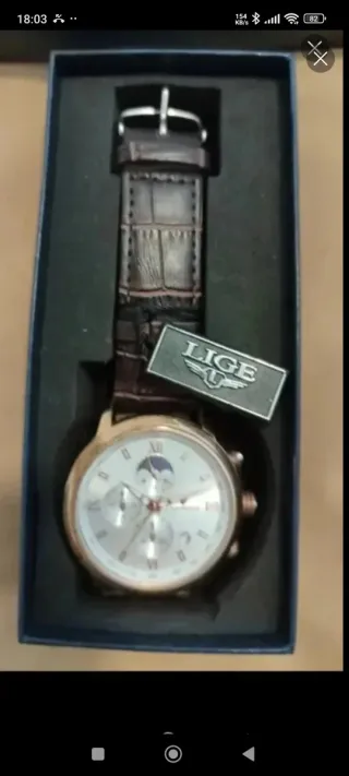 Reloj LIGE SIN ESTRENAR pulsera cuero