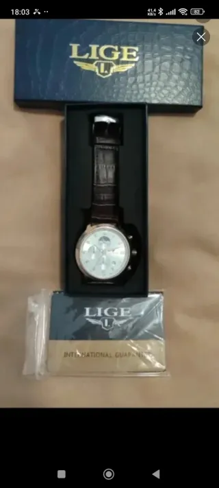 Reloj LIGE SIN ESTRENAR pulsera cuero