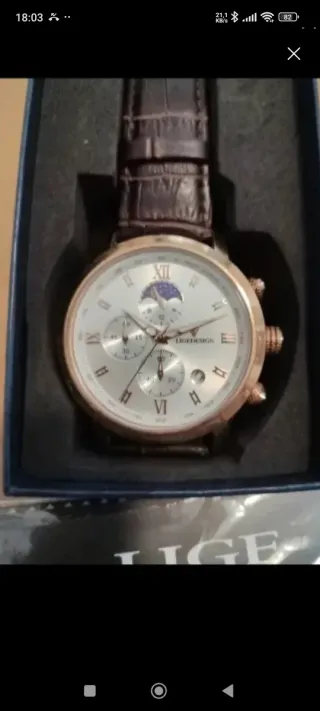 Reloj LIGE SIN ESTRENAR pulsera cuero