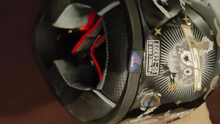 Casco Moto LS2 racing. Talla XS Negro Diseño