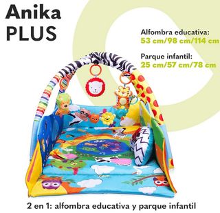 Gimnasio Anika 2en1 Lionelo con 4 juguetes