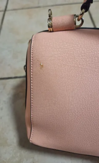 Borsa donna rosa a bauletto