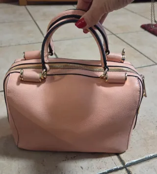 Borsa donna rosa a bauletto