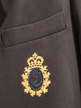 Traje de comunión azul marino