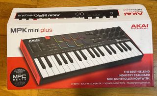 Teclado controlador MIDI AKAI MPK mini plus