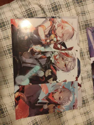 Posters Genshin Impact y Anime