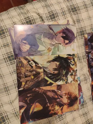 Posters Genshin Impact y Anime