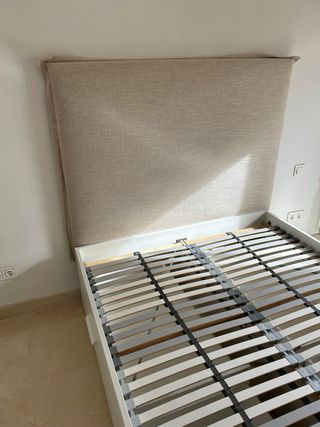 Cama con somier y 4 cajones
