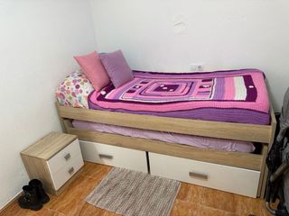 Armario y cama nido con colchones mas almohada