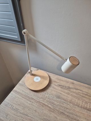 Lámpara Escritorio Flexo Ikea Madera Metal