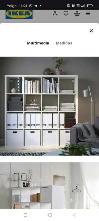 Estantería IKEA KALLAX 147x147 cm