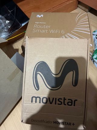 Router Movistar Fibra, orange, huawei