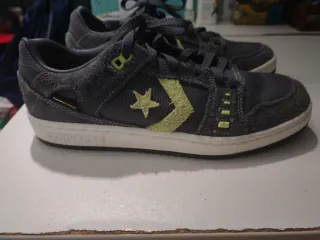 BAMBAS SKATE CONVERSE GRIS CON VERDE