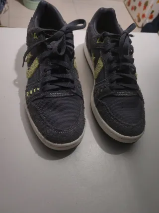 BAMBAS SKATE CONVERSE GRIS CON VERDE