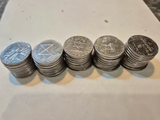 50 Monete da 100 Lire