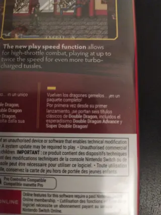 Nintendo Switch Double Dragon Collection Nuevo