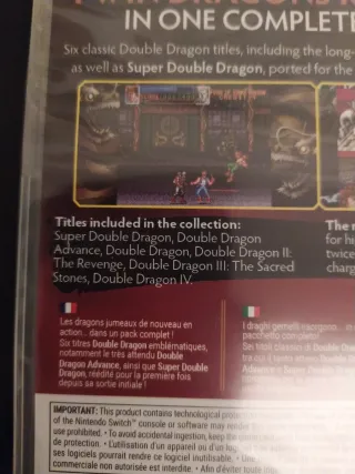 Nintendo Switch Double Dragon Collection Nuevo