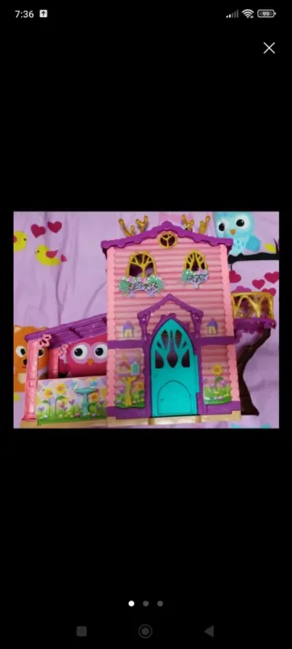 Casa de muñecas con accesorios