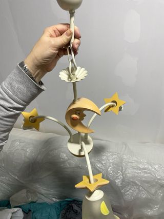 Lámpara infantil Luna y estrellas