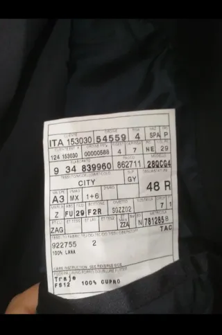 Traje de chaqueta negro