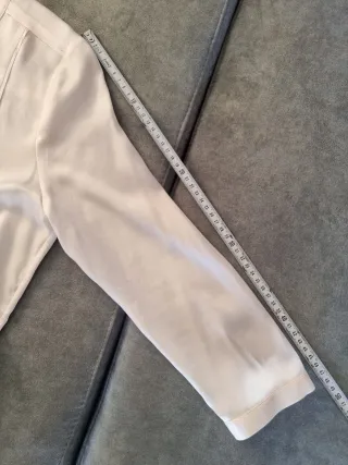 Camisa blanca 90% seda de MIRTO talla M/38