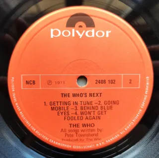 LP 1971 🇪🇺 THE WHO - WHO'S NEXT